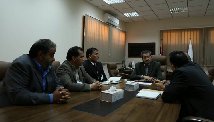 اجتماع بلدي بنغازي مع شركة الإسمنت الليبية