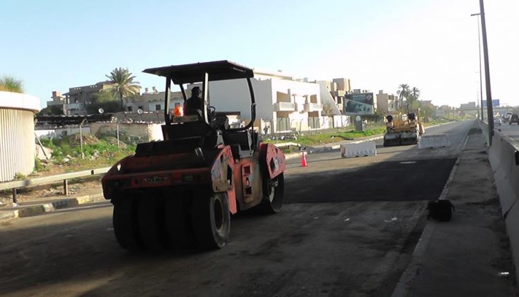 الانتهاء من أعمال الصيانة بالطريق السريع بطرابلس2