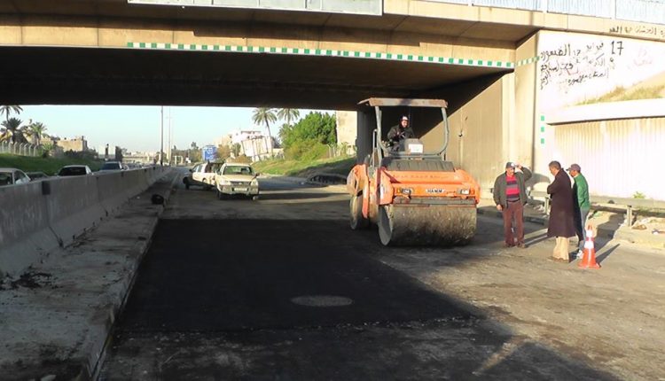 الانتهاء من أعمال الصيانة بالطريق السريع بطرابلس3