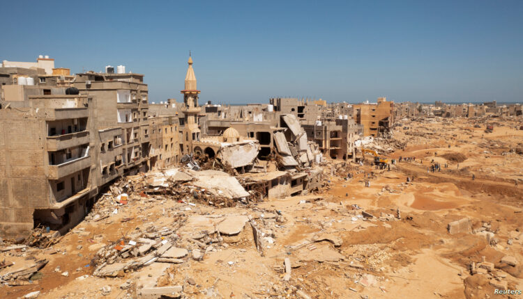 Aftermath of the floods in Derna